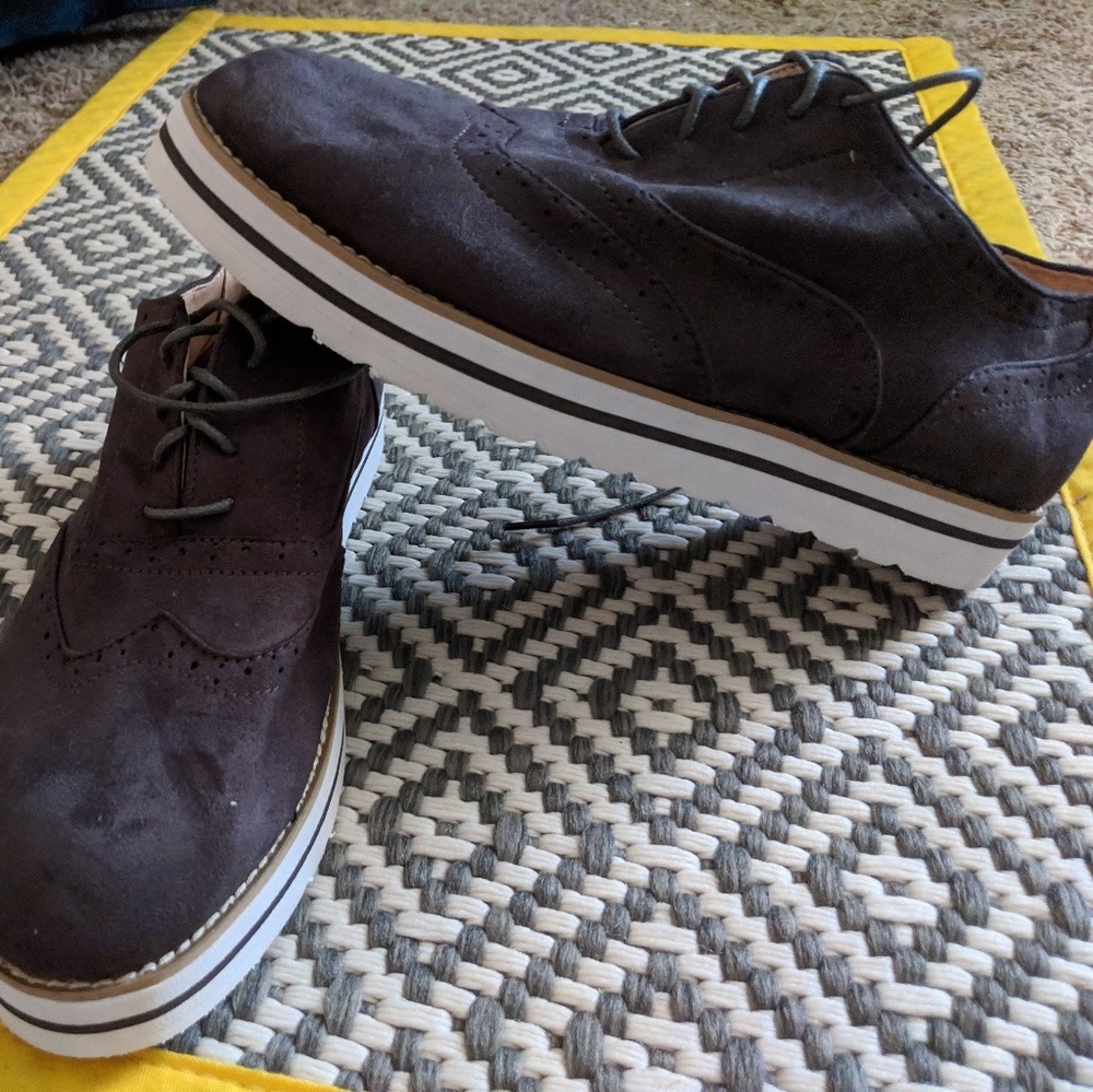 Dark grey loafers